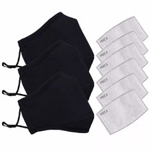 Load image into Gallery viewer, Black Face Mask