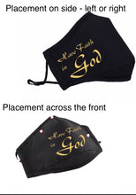 Load image into Gallery viewer, Black Face Mask