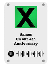 Load image into Gallery viewer, Spotify Code Plaque