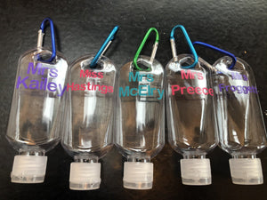 Refillable Key-ring Bottles